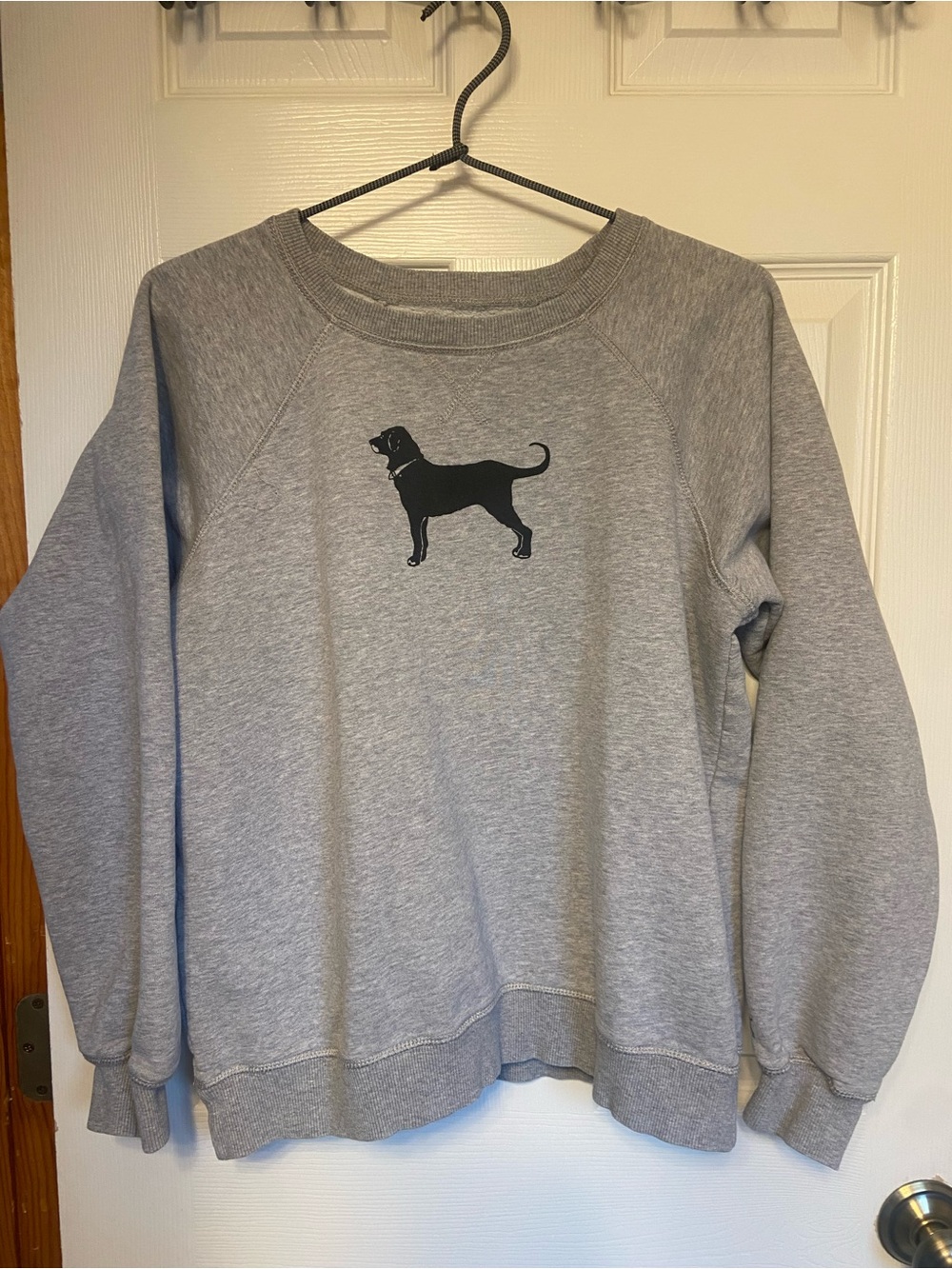 The Black Dog Gray Graphic Crewneck Sweatshirt Small